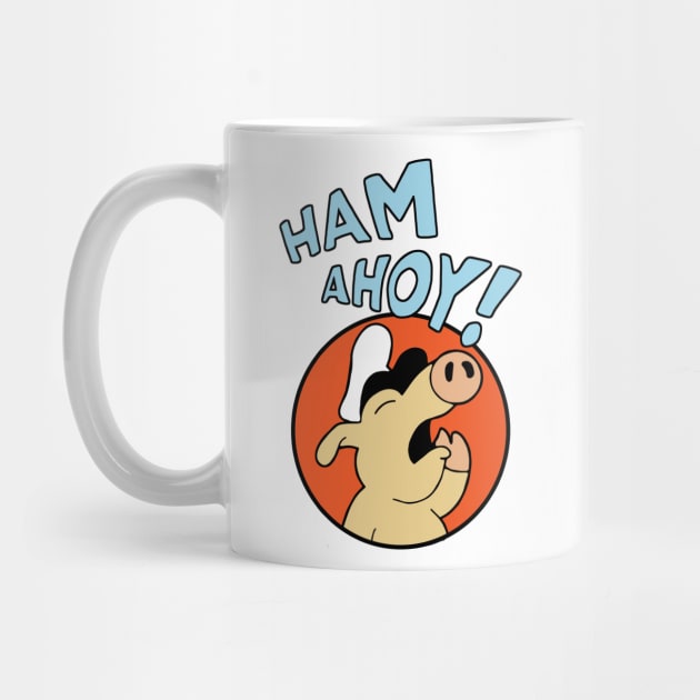 Ham Ahoy! Mascot by lilmousepunk